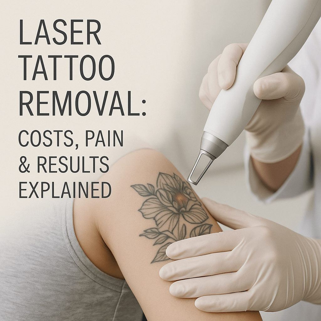 Laser tattoo removal treatment at Radiant Living Medispa in Parbold, Wigan